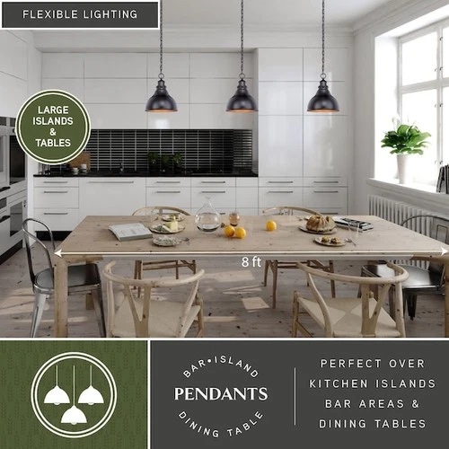 VAXCEL T0317 Delano 11in Pendant Bronze - Picture 5 of 8