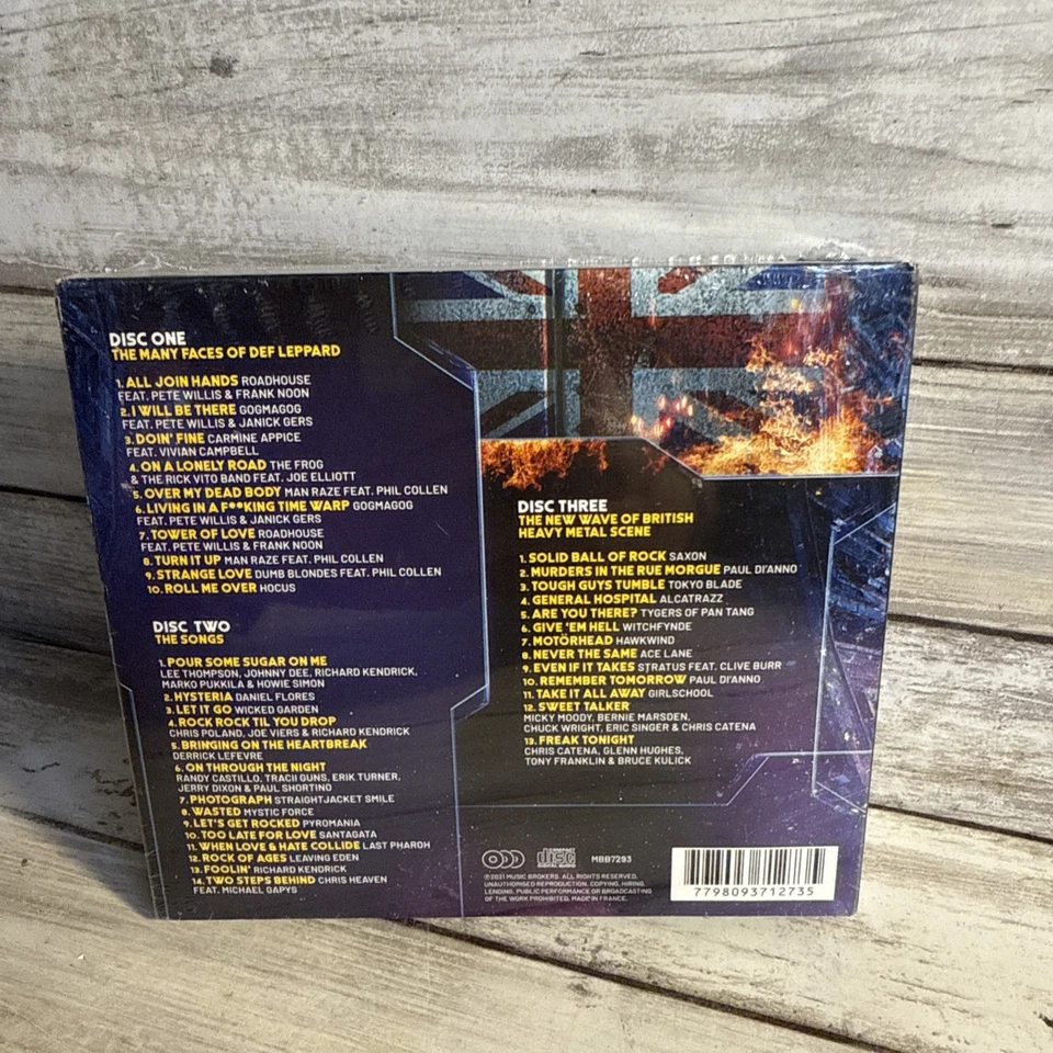 New! The Many Faces Of Def Leppard (3-CDS) Sealed Tri-Fold Ships Free A Journey - Image 4 of 4