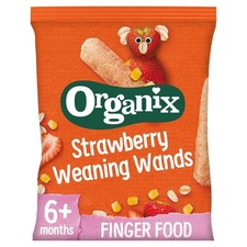 Organix Strawberry Weaning Wands 25g - 5 Pack