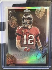 2025 Topps Chrome Football Tom Brady Refractor Bucs Fortune 15