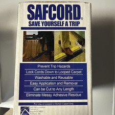 SAFCORD CARPET WIRE CABLE CORD COVER PROTECTOR 30' X 4" GRAY 4007-008