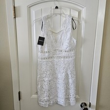 Forever 21 Women's White Knit Dress Size Small