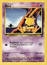 Abra 65/130 Common Base Set 2 Pokemon LP