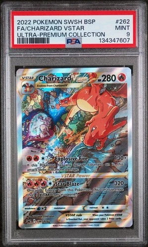 2022 Pokemon SWSH BSP FA/Charizard VSTAR Ultra-Premium Collection PSA 9