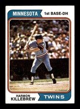 1974 Topps #400 Harmon Killebrew   EXMT+ X3164883