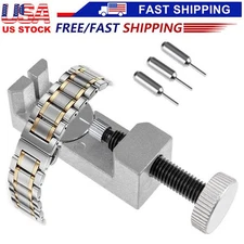 Metal Adjustable Watch Band Strap Bracelet Link Pin Remover Repair Tool Kit US