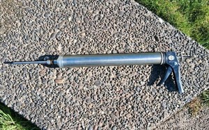 Albion Engineering Professional Grade Sausage Caulking Gun Large 18" Vintage USA