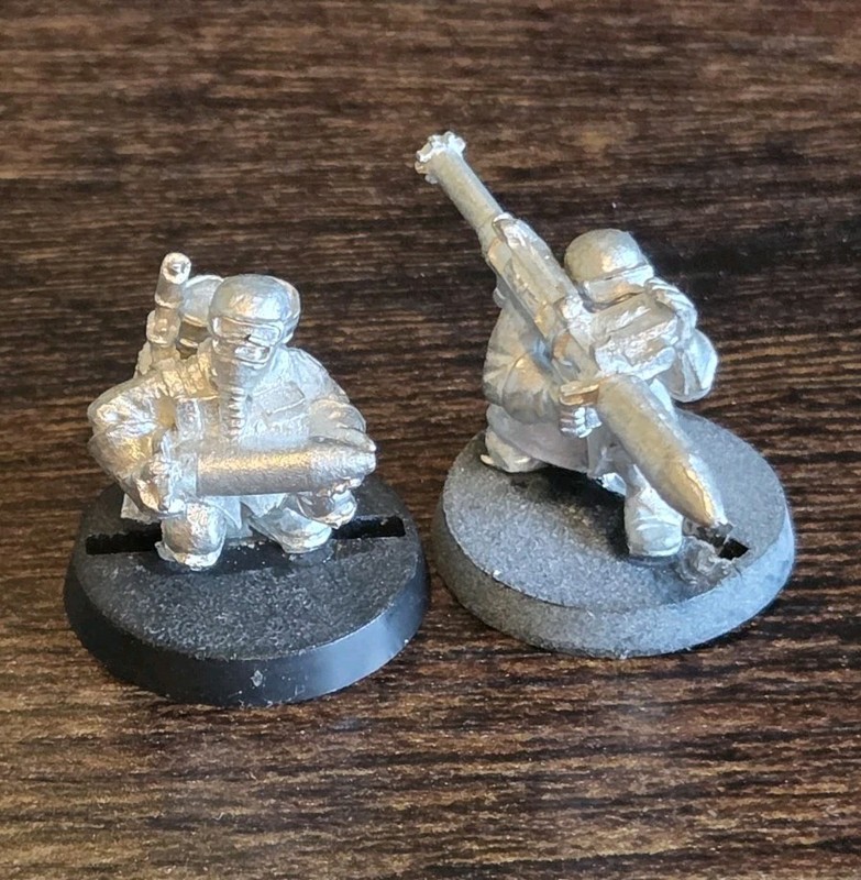 Games Workshop Warhammer 40k Steel Legion Missile Launcher Team