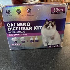 Cat Calming Pheromone Diffuser Kit Effectively Relieve Anxiety Stress 6 In 1 NEW
