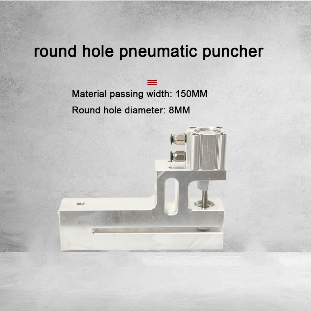 8MM Round Hole Pneumatic Puncher BOPP Plastic OPP Film Bag Punching Machine 