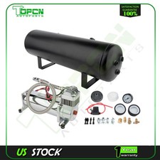 3 Gal Air Tank And 200 Psi Compressor For Train Horn Car System Kit 12v
