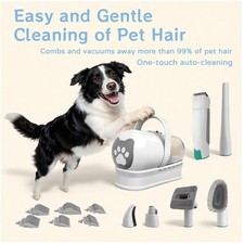 Pet Grooming Vacuum Kit for Dogs Cats