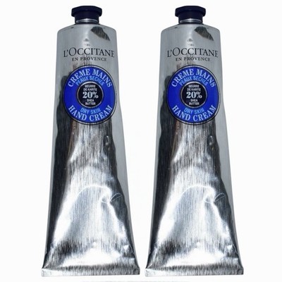 2X-L'Occitane 20% Shea Butter Dry Skin Hand Cream 5.1 fl oz New No Box READ DESC