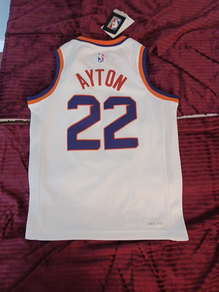 Nike Dri-Fit Sun's Jersey #22 Ayton Size Kid Small New With Tags  - Image 3 of 4