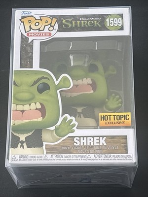 Funko Pop Movies #1599 Shrek Scary DreamWorks Hot Topic Exclusive W/protector ￼