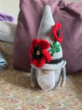 Hand Crochet Poppy Gonk New