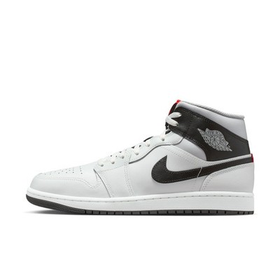 Jordan 1 Mid 'White Neutral Grey Infrared' Mens Size 12 DQ8426-109 New