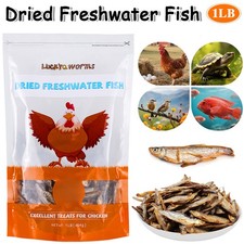 Dried Freshwater Fish Gluten-Free Natural For Turtles Reptiles Cats Terrapins