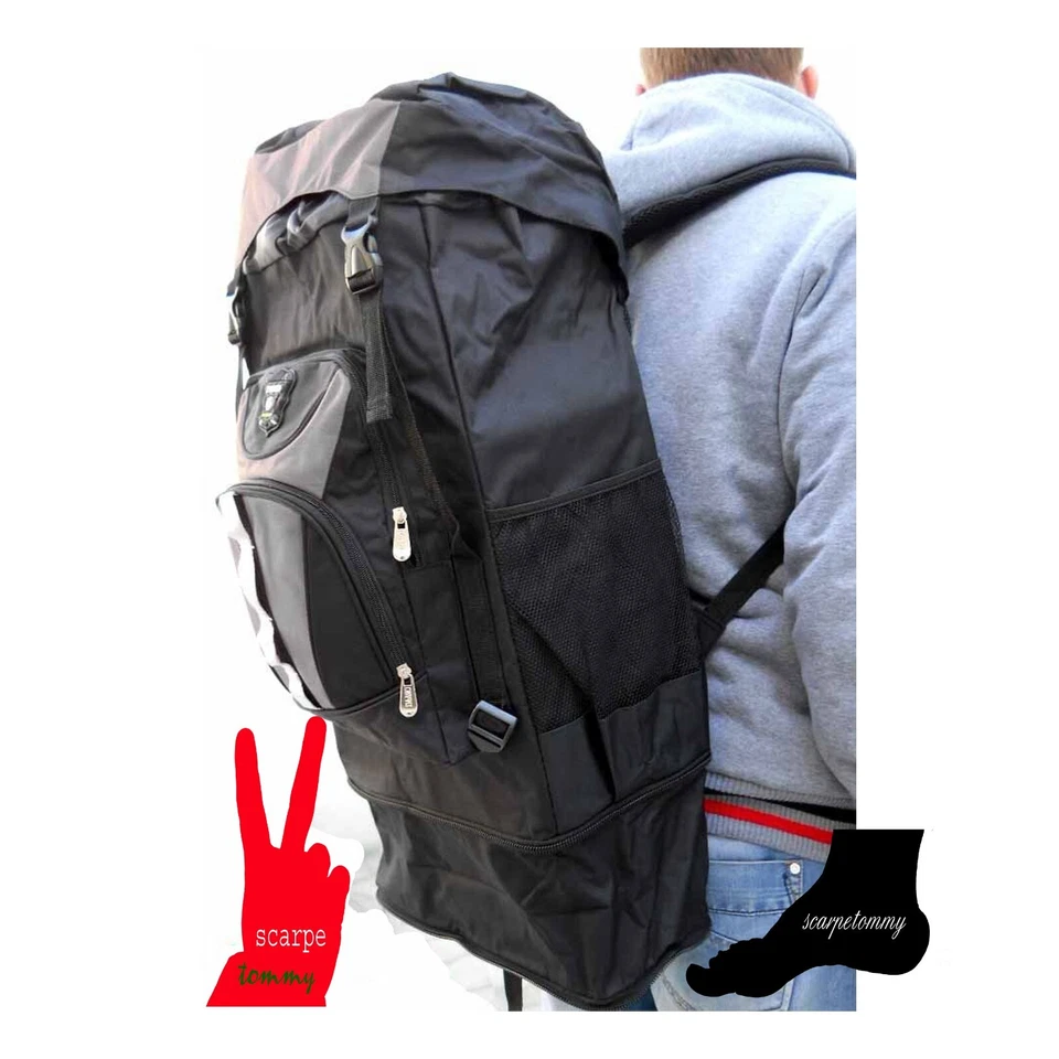 ZAINO 80 litri VIAGGIO MONTAGNA TREKKING CAMPEGGIO escursione  -  50%  ZZ - Immagine 2 di 3