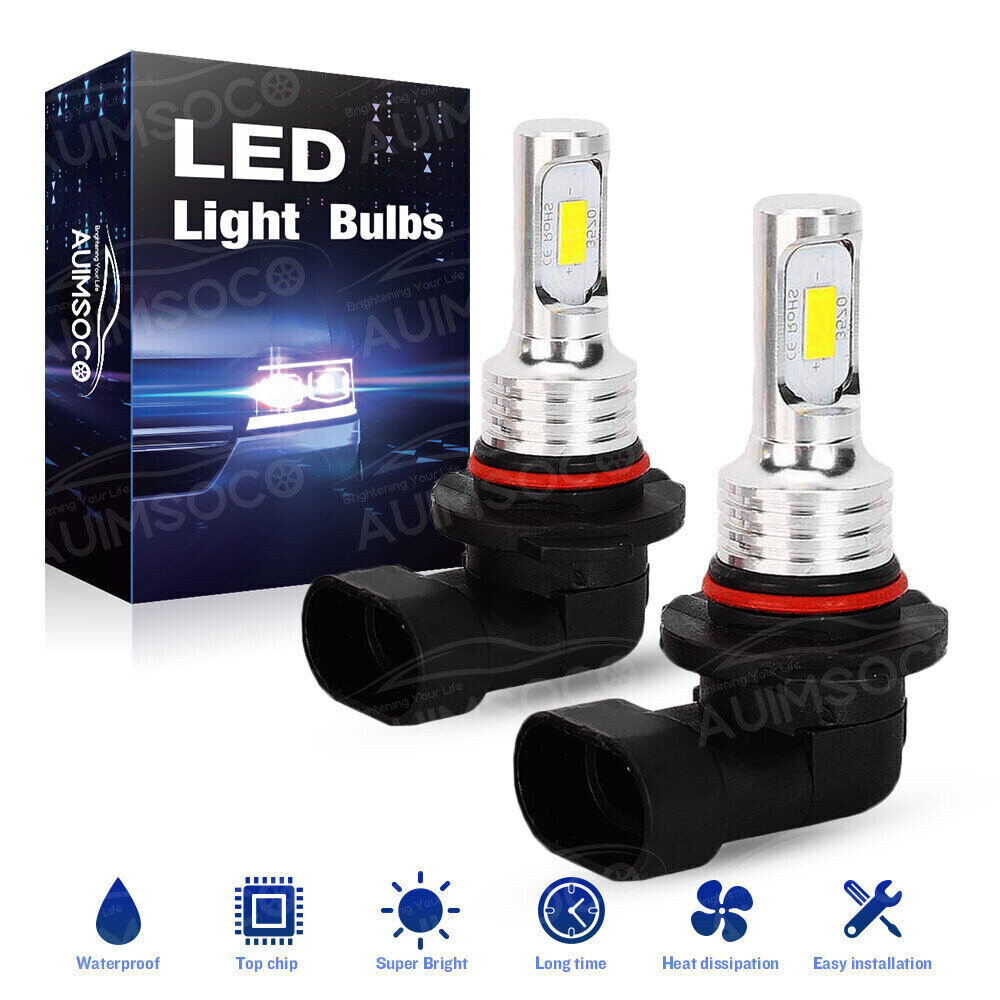 9006 HB4 LED Bulb Kit Super Bright 6000K Low Beam Upgrade Pair  