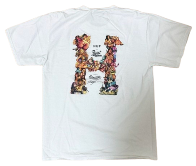 HUF × Rockin Jelly Bean T-shirt White Size M | eBay