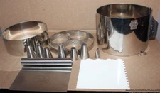 15pcs CONFECTIONERY Pastry Cookie Stainless Steel Russian Sliding & Nozzles