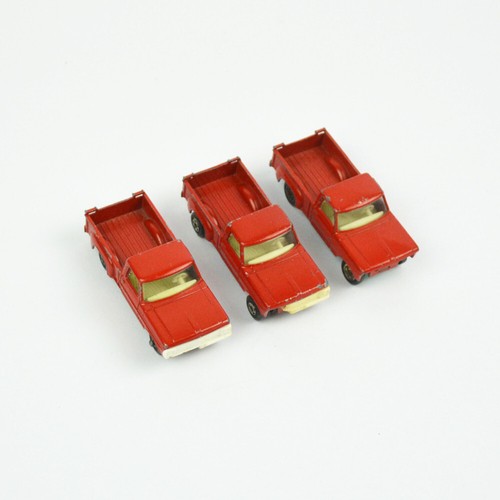 3 x Matchbox Series No. 6 - Ford Pick-Up - Lesney, England