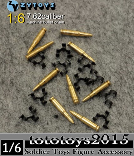 1/6 scale Toy Ammunition Belt Machine Bullet Chain For 12inch Figure Soldier - Picture 6 of 7