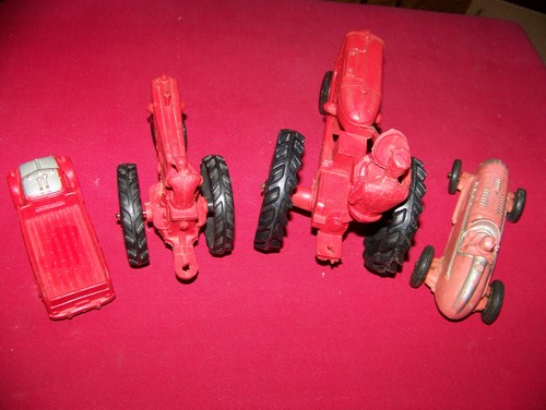 Alter 50er Jahre Auburn Toys 4 to go Rennwagen 572 großer Traktor Kleintraktor LKW - Bild 3 von 10