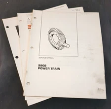 Caterpillar 980B Power Train, Service, Specifications &Testing/Adjusting Manuals