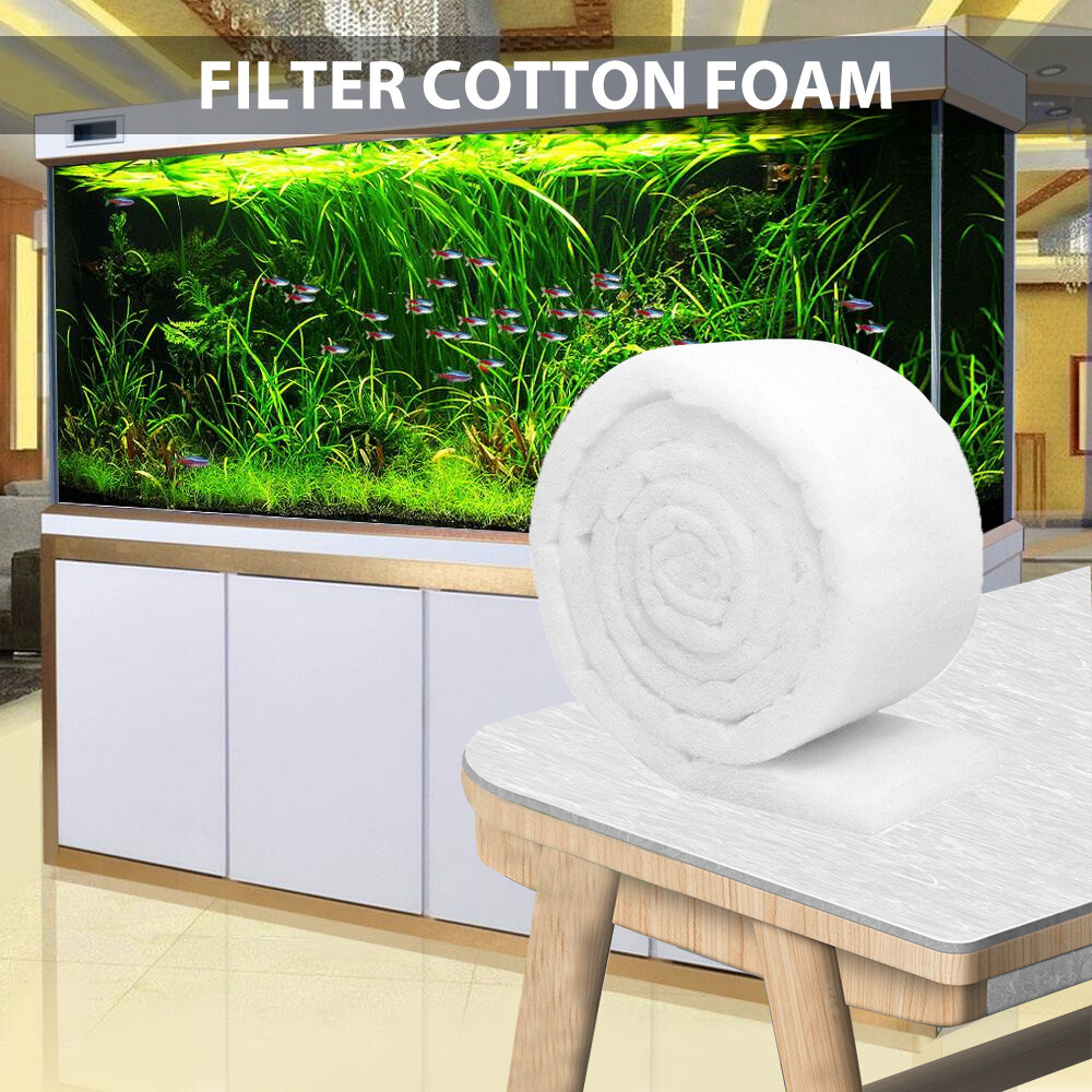 6m Aquarium Pond Filter Foam Fish Tank Sump Filter Cotton Fine Media