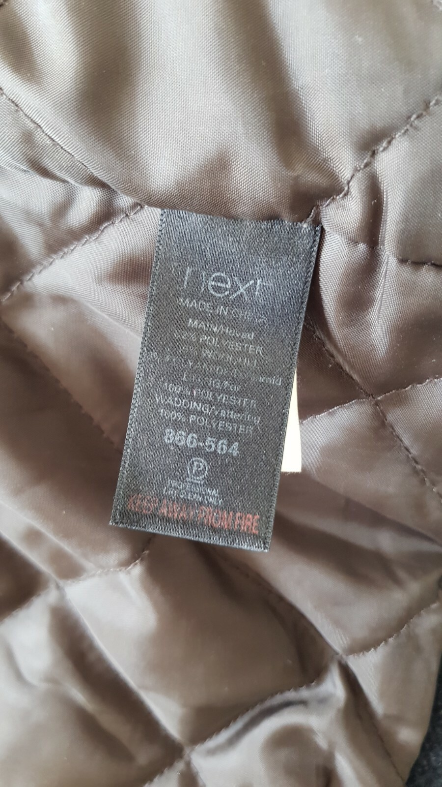 Mens Next Authentic Custom Designed Funnel Neck P… - image 7