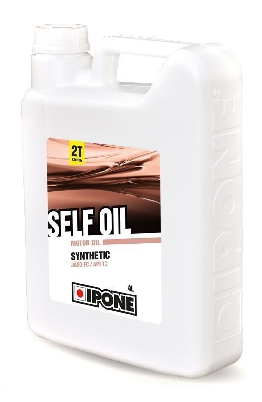 Huile 2 Temps IPONE SELF OIL 4L anti-fumée pour moteur de mobylette