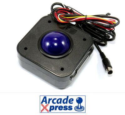 Arcade Trackball Kugel Violett Lila 45 mm PCB Maus Happ PS2 PC PS/2-Spiel