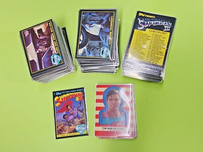 1983 Topps Superman III Singles - You pick Finish your set