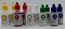 #1 - #5 POOLMASTER / POOLSTYLE TEST KIT REAGENTS  **10 PACK! 2 Full sets!