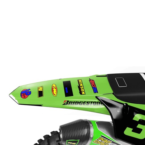 MX Grafik passend für: Kawasaki KX KLX KXF 65 85 100 110 140 125 250 450 500 Asuka - Bild 2 von 5