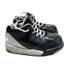 Jordan Flight Origin 2 705162-005 Black/White Wolf Grey Size 7C Toddler