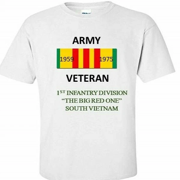 1ST INFANTRY DIVISION *THE BIG RED ONE* VIETNAM VETERAN RIBBON SHIRT/SWEAT