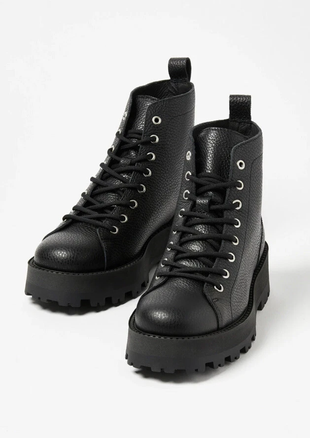 Selected femme shop leather hiking boot