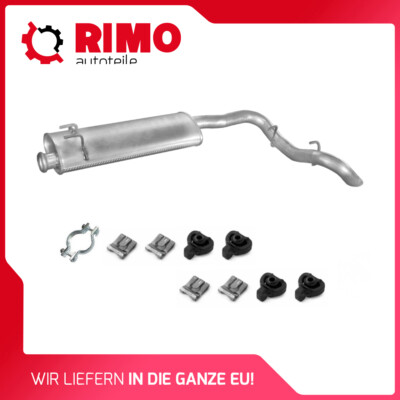 für Opel Movano 2.8 DTi (1998-2001) Endschalldämpfer Auspuff Mit Montagesatz