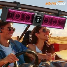 26'' RGB Multicolor UTV Sound Bar Bluetooth Speaker System for Polaris RZR Talon