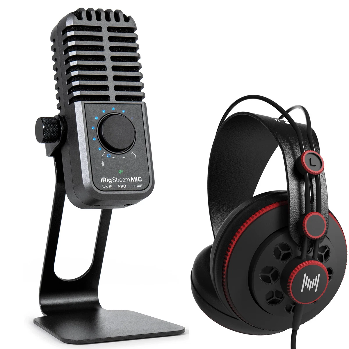 IK Multimedia iRig Stream Mic Pro Microphone & Built-In Interface w/ Headphones
