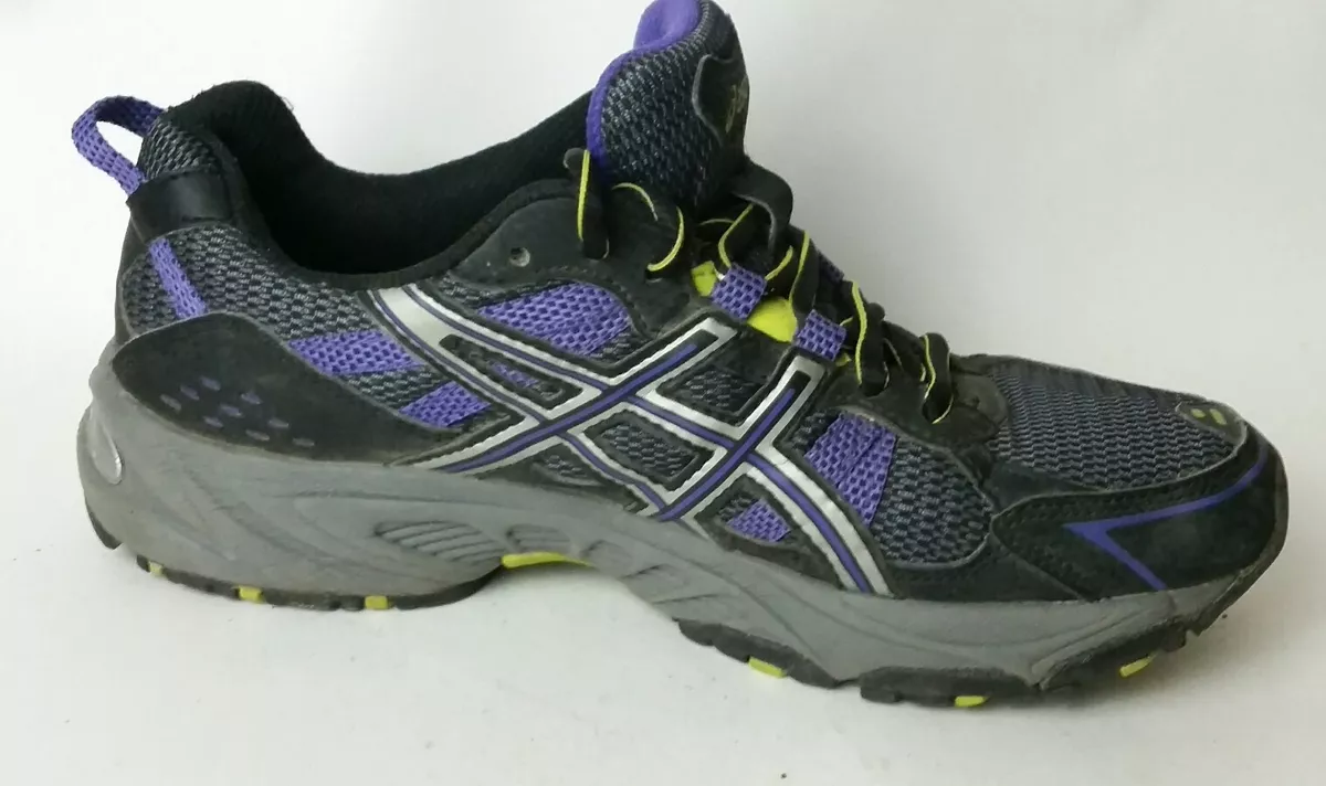 Asics T383N Gel Venture 4 Womens 7 M Trail Running Shoe Black
