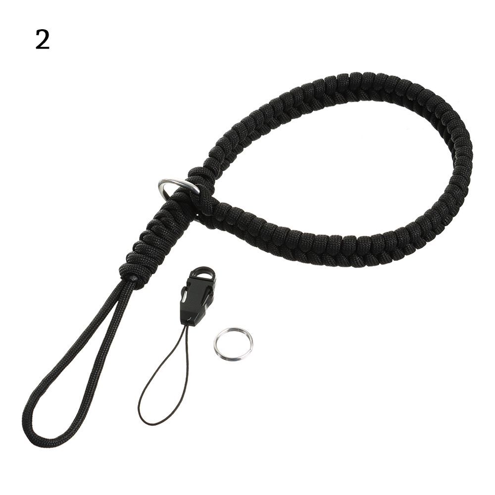 Handmade Wrist Strap Survival Paracord Outdoor Climbing Rope Camera