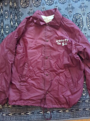Donuts To Go Windbreaker Thrift Fun Medium
