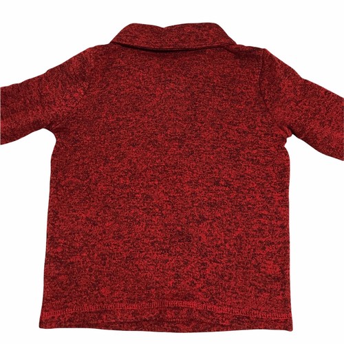 Jumping Beans Toddler Boys Stylish & Cute Fleece Shawl Collar Sweaters sz 3T Red - Picture 5 of 10
