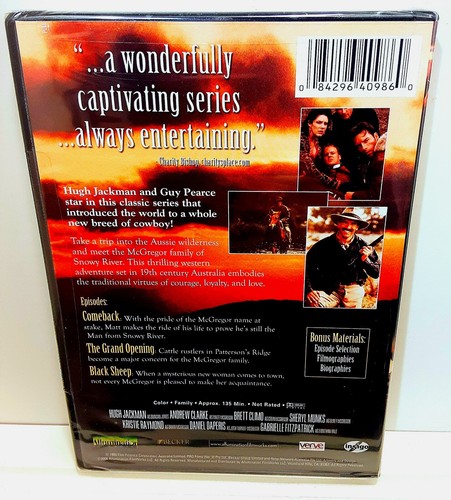 Snowy River DVD The MacGregor Saga 2006 Movie New Sealed - Picture 2 of 3
