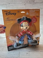 NEW Disney Mickey Mouse Pirate Halloween Pumpkin Push-Ins Gemmy 2020 Set Decor