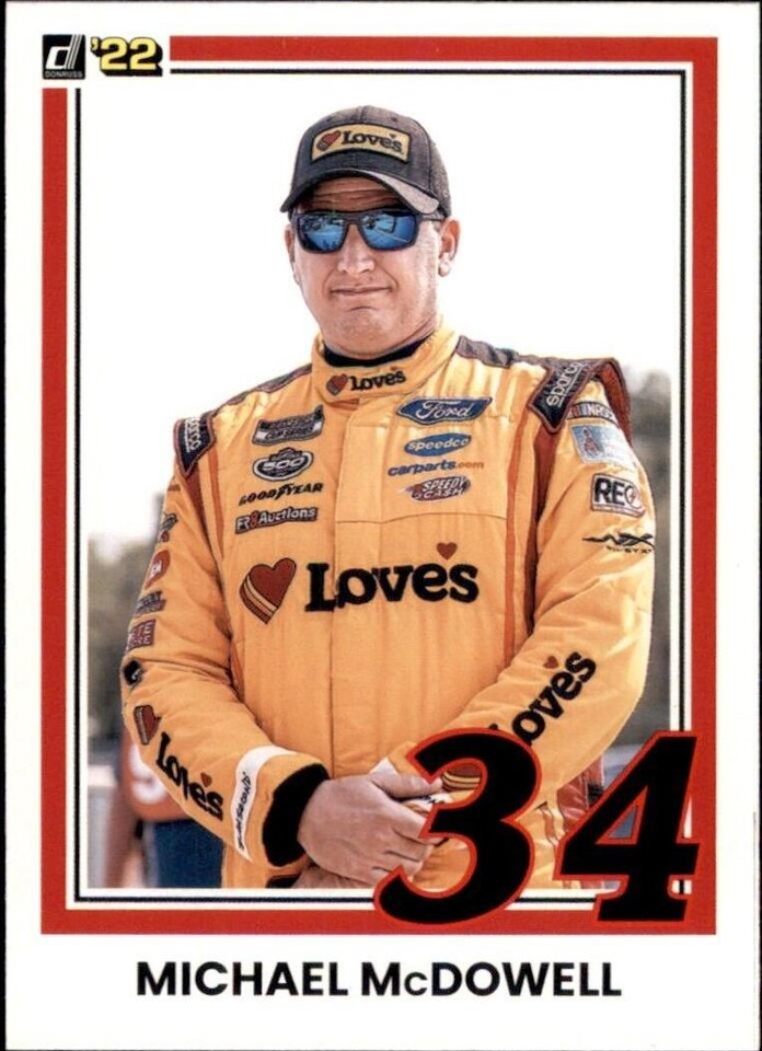 2022 Panini Donruss NASCAR - Michael McDowell #155 - 1 of 1